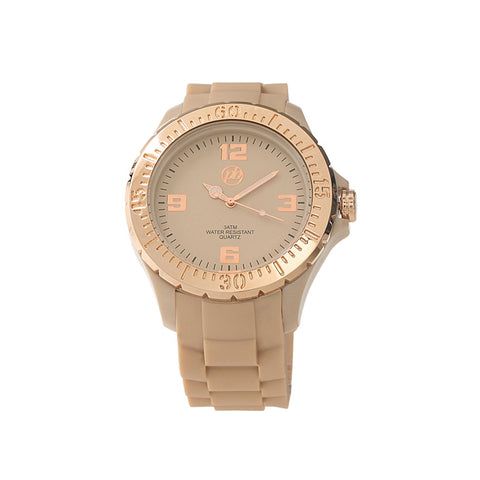 Reloj Sport De Dama Beige